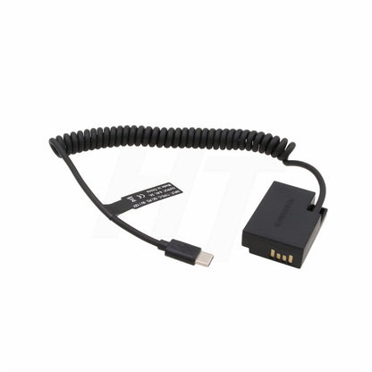 HangTon USB C to LP-E17 Dummy Battery for Canon EOS R8 T6s T6i T7i 8000D X8i SL2 Camera 9V/12V PD DR-E18