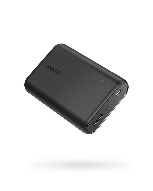 Anchor Powerbank PowerCore 10000mAh, the small and lightweight external battery, compact for iPhone XS Max/XR/XS/X/8/8Plus/7/6s/6Plus, iPad, Samsung Galaxy, and other smartphones (Black)