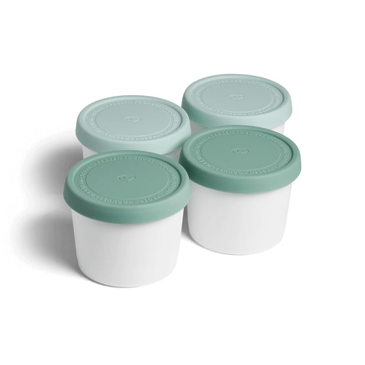SPRINGLANE 4-Pack Ice Cream Tubs 400ml, Storage Containers, Freezer Bins, Ice Container BPA-free in food grade quality.