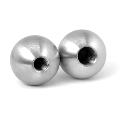 PRIOsteel decorative ball Full ball with thread Stainless steel balls Rod ball end cap - Set of 10 balls for M6 rod as decorative elements for railing fence staircase handrail holders made of stainless steel V2A