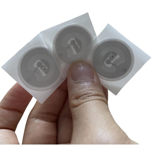 ISO14443A 13.56mhz RFID 1K NFC Tags/Stickers 25mm diameter round (100 pieces)