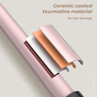 5-in-1 curling iron for big and small curls. Curler set with different attachments from 09-32mm. Ceramic waver with safety shut-off. Curling wand includes gloves and a 2.0m power cord.