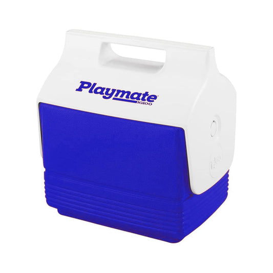 Igloo Playmate Mini Classic Cooler, 3.8 liters, blue, for snacks and drinks.