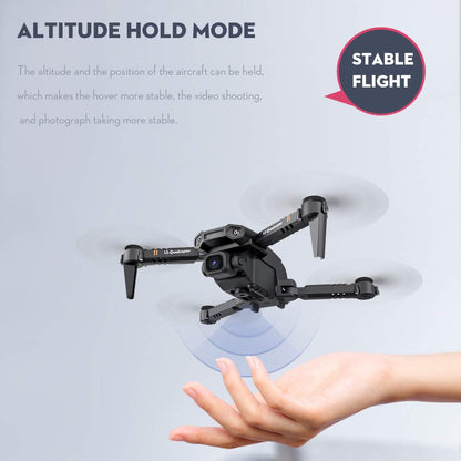 Goolsky Drone with Camera 4K, Drone Dual Camera Track Flight Gravity Sensor Gesture Photo Video Altitude Hold Headless Mode RC Quadcopter for Adults Kids