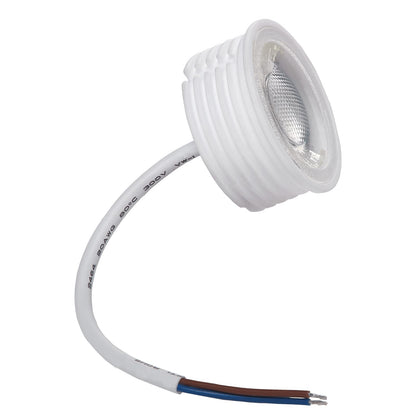 YanFeiYit 5x LED module as GU10 replacement - 5W 38° dimmable made of ceramic super flat 230V - light source for recessed spotlights lamp bulb spotlight (warm white 3000K)