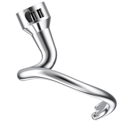 aikeec Stainless Steel Dough Hook for Kitchenaid 4.5/5QT Stand Mixers, Stainless Steel K45DH Dough Hook for Kitchenaid K45 K45SS KSM75 KSM90 KSM95 KSM100 KSM103 KSM110 KSM150 Stand Mixers
