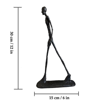 Giacometti sculpture bronze, bronze figure man abstract sculpture decoration immigration statue decoration ornament 30CM