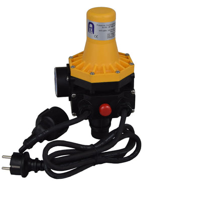 Agora-Tec® Flow Switch DWv-3 with cable, pump pressure switch for pump control for centrifugal and deep well pumps ideal for low flow applications e.g. toilets (no cycling)