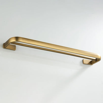 Flybath Towel Rail Double Brass Towel Holder Bath Towel Holder Wall Mount, 57 cm / 22.44 inches, Brushed Bronze.