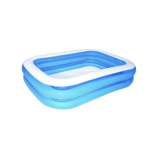 Bestway Family Pool, inflatable kids pool, Turquoise/White, 201 x 150 x 51 cm.