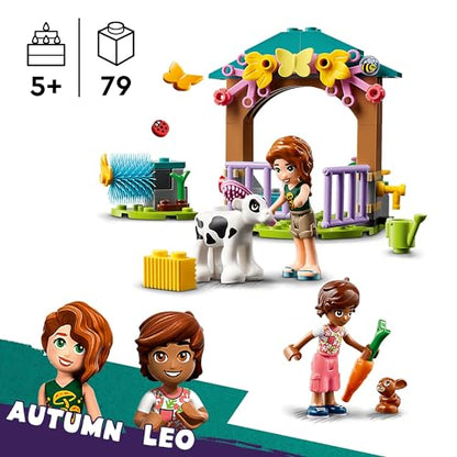 LEGO Friends Horse and Pony Trailer, Horse Toy & Friends Autumn's Calf Barn, Farm Toy