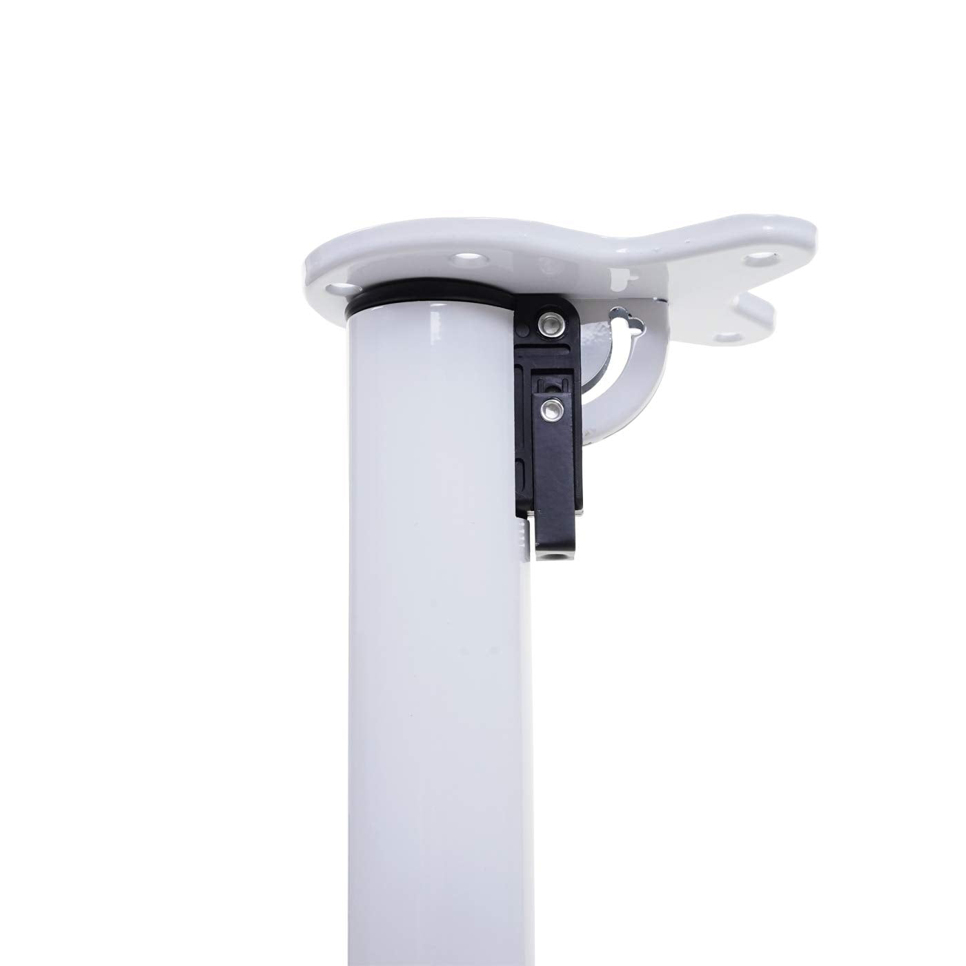 Mendler 4-piece table leg set HWC-H34AM, for desk dining table foot table frame, foldable 72cm - white