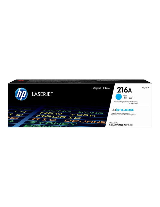 HP 216A (W2411A) Cyan Original Toner for HP Color LaserJet Pro M183 / M182