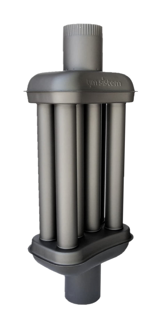 TimSistem 120mm exhaust heat exchanger air heat exchanger chimney pipe smoke gas cooler exhaust pipe diameter (80 cm)