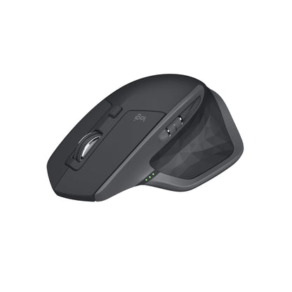 Logitech MX Master 2S Bluetooth Edition wireless mouse, multi-surface, super fast scrolling, ergonomic, rechargeable, connects to up to 3 Mac/PC computers - Graphite