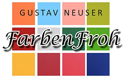 50x natural-white DIN C5 envelopes 15.7 x 22.5 cm with golden silk lining - gummed flap - blank letter envelopes - non-windowed C5 format envelopes - Brand: FarbenFroh by GUSTAV NEUSER