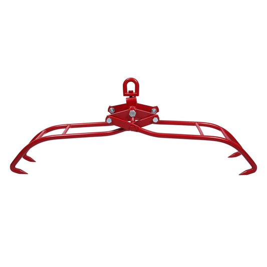 Wiltec forestry clamp for tree trunks up to 930 mm, 1000 kg traction force, wooden clamp lifting tongs packing clamp with 4 clamping mandrels.
