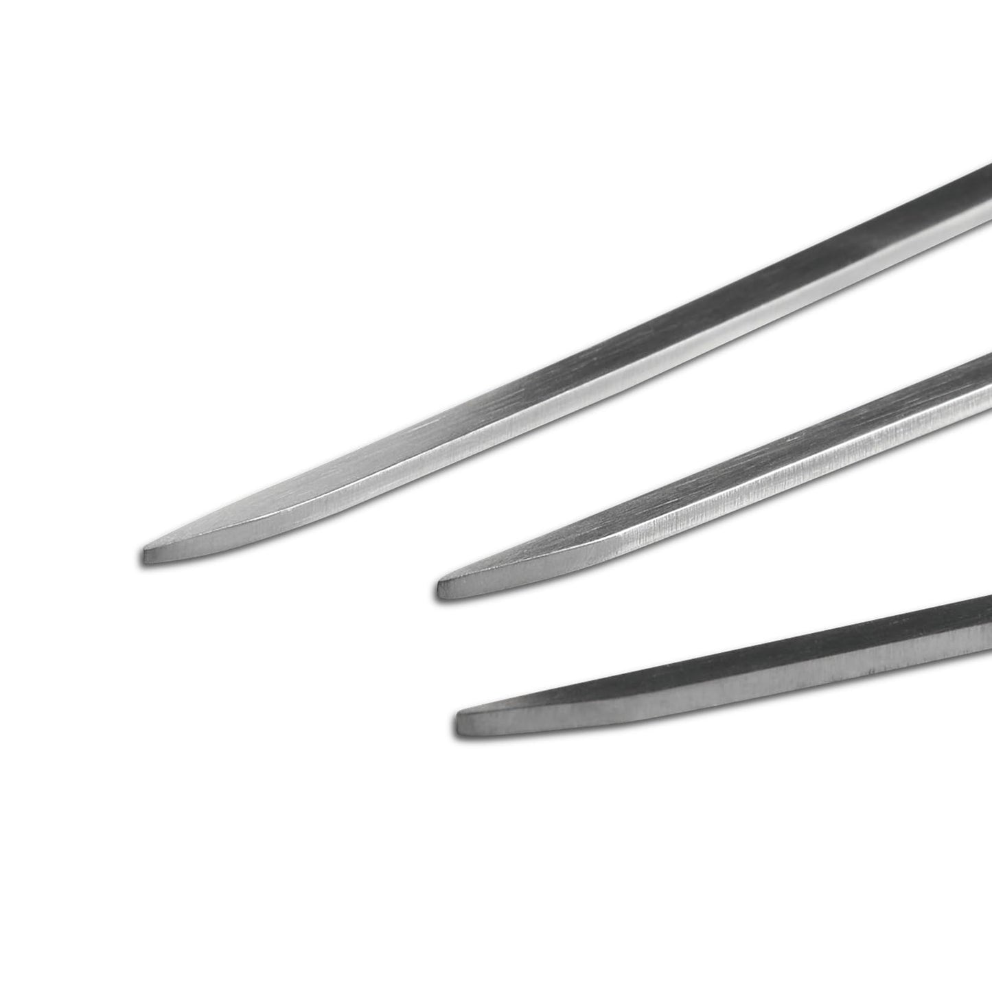 BURNHARD Burger spikes, 6 pieces, made of stainless steel, metal spikes with wide grip area, 15 cm long shashlik spikes, as meat spikes or grill spikes.