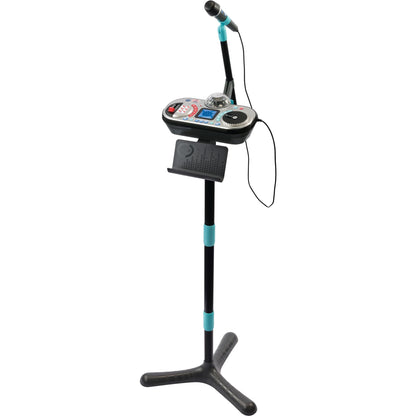 VTech Kidi Super Star DJ Studio Black - 10-in-1 karaoke toy with microphone, detachable DJ mixer, and various effects to edit music - For kids ages 6-12.