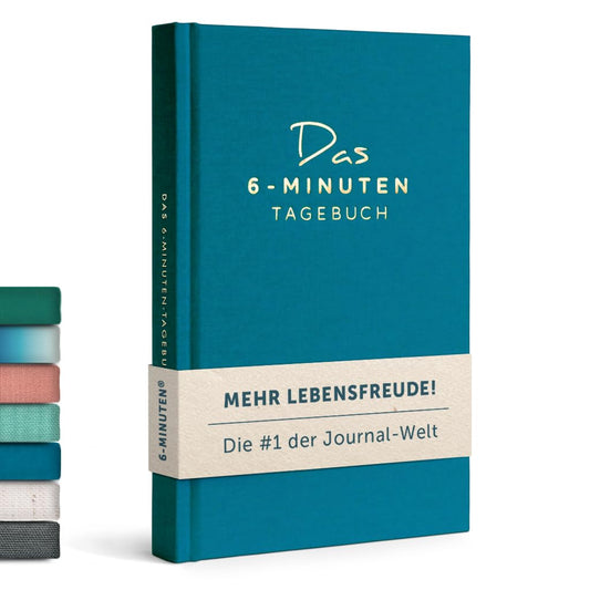 6-Minute Diary for Adults 2025 (The Original) - Mindfulness Journal, Scientifically Based Journal Book - Gratitude Journal for Increased Resilience & Self-Love