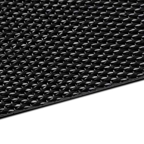 Floordirekt Grill mat floor protection grill carpet, grill mat, grill protection mat for gas grill & charcoal grill for outdoor and garden - Fire resistant 90 x 180 cm Padua