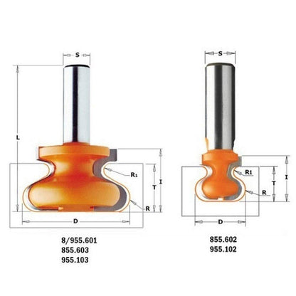 CMT ORANGE TOOLS 955.102.11 - Carbide Tipped Slot Cutter Z2 S=8 D=19.05X19.05