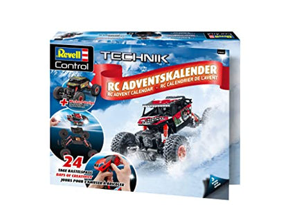 Revell Advent Calendar RC Crawler I Build remote-controlled truck in 24 days I Advent calendar for boys, girls & adults I Christmas gift I Ages 10+
