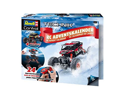 Revell Advent Calendar RC Crawler I Build remote-controlled truck in 24 days I Advent calendar for boys, girls & adults I Christmas gift I Ages 10+