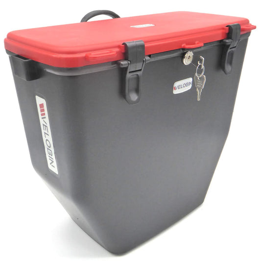 Velobin™ Lockable Waterproof Bike Rack Bag (Red)