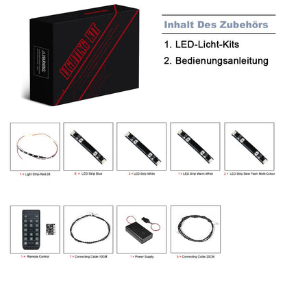 BrickBling Remote Control Light Kit for Lego Audi RS Q e-tron (Not a Lego model), LED lighting set for Lego 42160 Audi RS Q e-tron Creative toy for adults and children