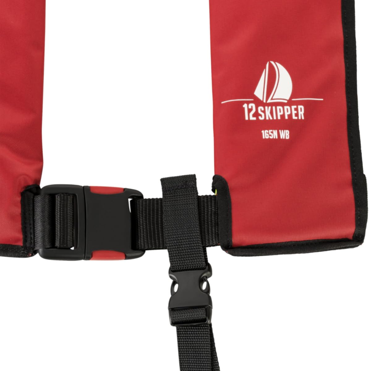 12skipper 2-pack Automatic Life Jackets 165N Classic ISO UML with Waistbelt, red.