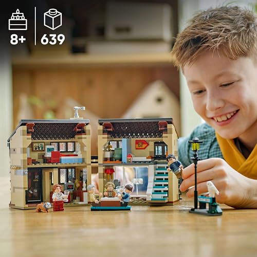 LEGO Harry Potter Privet Drive: Aunt Magda's Visit - Playhouse with interior, 5 minifigures & Aunt Magda figure - The Prisoner of Azkaban - Gift for boys & girls 8+ years 76451