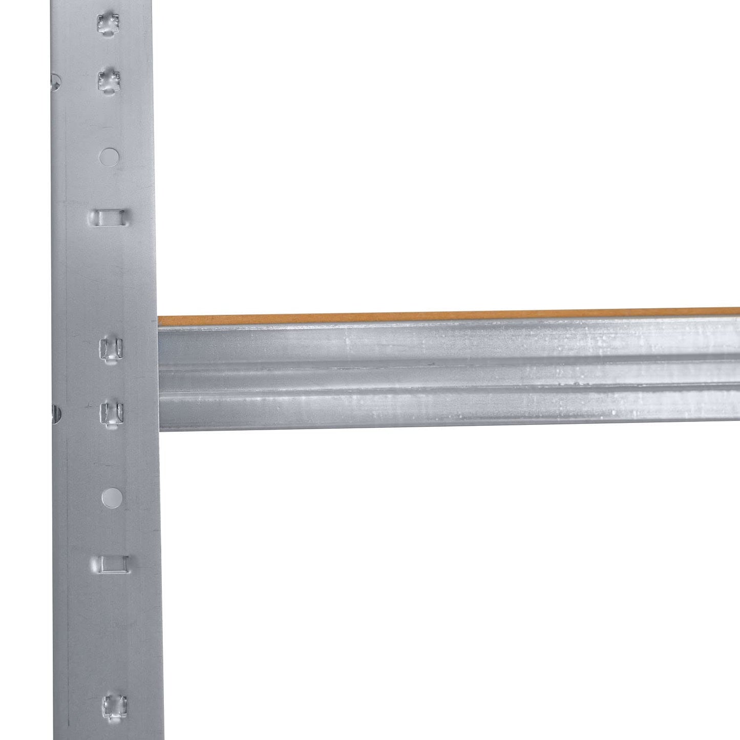 shelfplaza® 200x45x50cm HOME Heavy Duty Shelf galvanized/metal shelf with 5 shelves/cellar shelf metal, garage shelf, workshop shelf or shelf storage shelf/shelving unit metal with 175kg load capacity