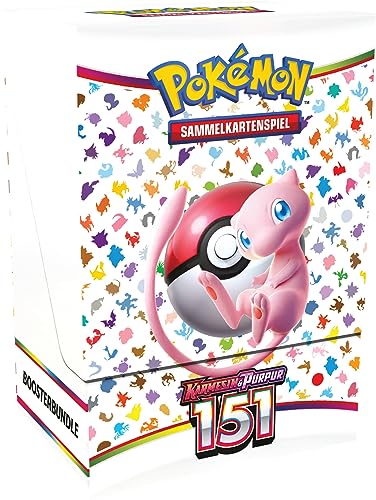Pokémon Trading Card Game: Booster Bundle Crimson & Purple - 151 (6 Booster Packs)