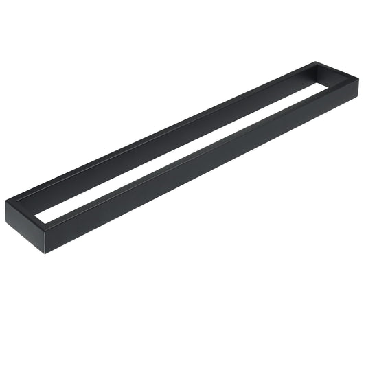 SAYAYO towel holder black 60CM towel holder bathroom towel rack guest towel holder wall mounted stainless steel bath towel holder for bathroom and kitchen.