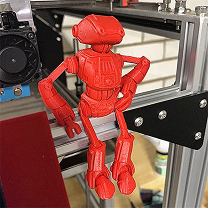 eSUN TPE 83A Filament 1.75mm, Flexible TPE 3D Printer Filament, Accuracy +/- 0.05mm, 1KG (2.2 LBS) Spool for 3D Printer in Vacuum Packaging, Red