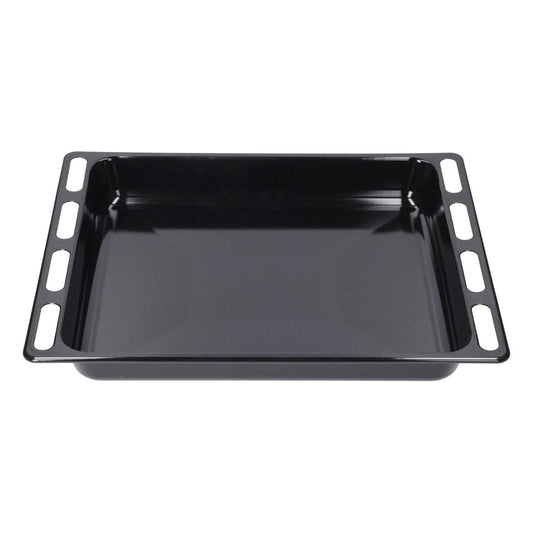 Baking sheet cake pan, grease tray 446x365x56mm enameled oven stove Indesit Hotpoint C00099622 also Whirlpool 482000022808 for FB970C C65SP6 K6C11 FD960P FT850 SE651X CI56HW FZ1022 C60DTX