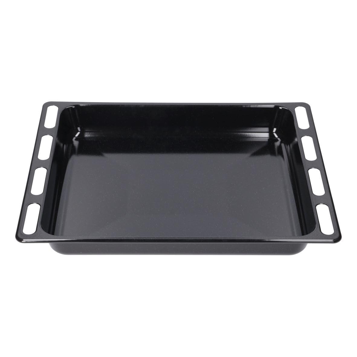 Baking sheet cake pan, grease tray 446x365x56mm enameled oven stove Indesit Hotpoint C00099622 also Whirlpool 482000022808 for FB970C C65SP6 K6C11 FD960P FT850 SE651X CI56HW FZ1022 C60DTX