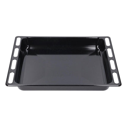 Baking sheet cake pan, grease tray 446x365x56mm enameled oven stove Indesit Hotpoint C00099622 also Whirlpool 482000022808 for FB970C C65SP6 K6C11 FD960P FT850 SE651X CI56HW FZ1022 C60DTX