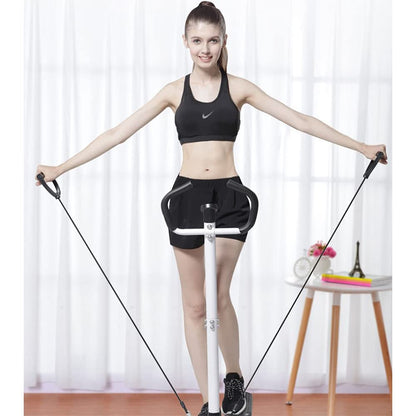 Stepper with handle and LCD monitor, twist stepper for aerobic and fitness, height-adjustable stepper for home.