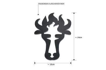 tuning-art GR10 Grill Ring | Grill Plate | Fire Plate | Plancha | BBQ Plate suitable for Weber, Size: ø 80cm including handle
