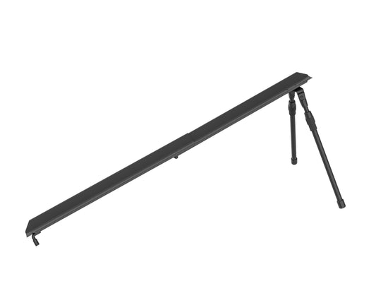 EUFAB 11640 Universal loading ramp for bike carrier, approx. 115 cm, height adjustable from 40-60 cm, load capacity 30 kg, for tire width of 8-10 cm, foldable, black