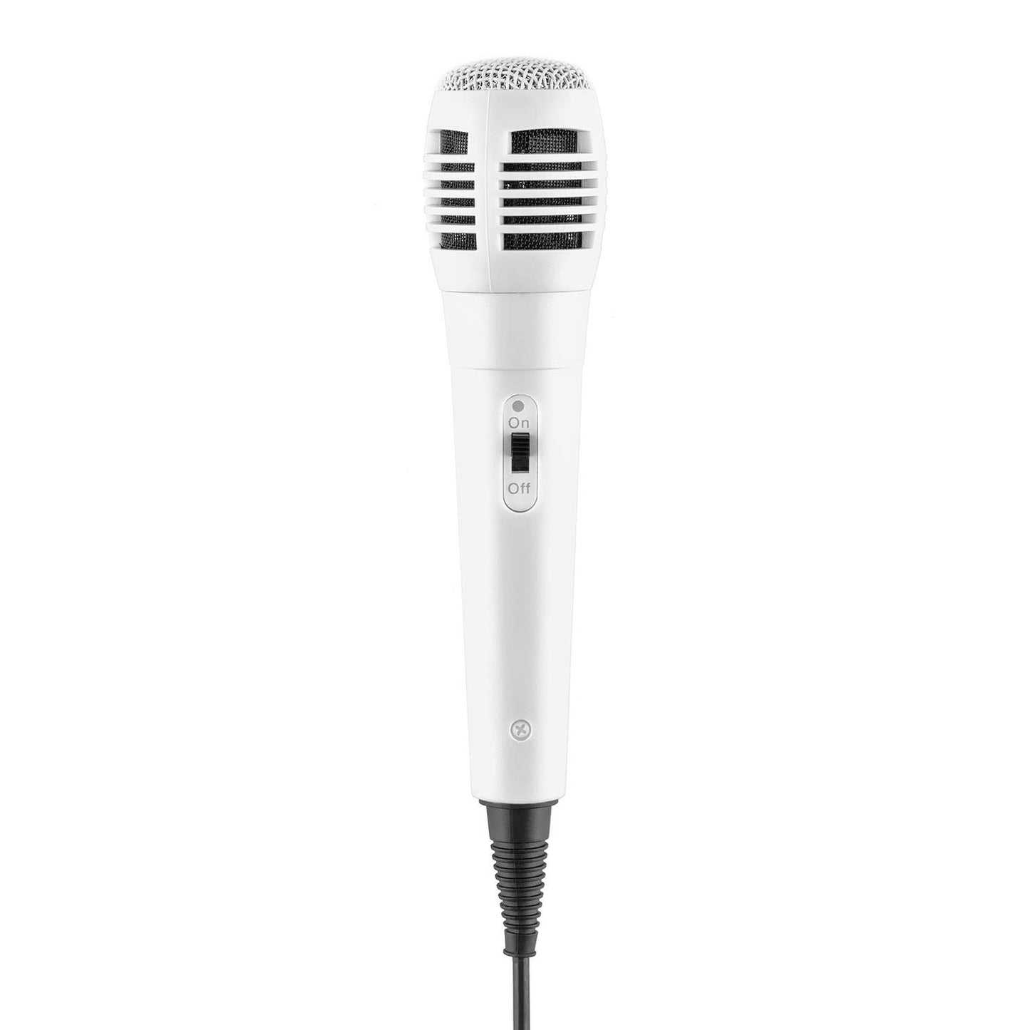 AUNA DiscoFever LED Edition - Karaoke system, machine with Bluetooth, 7" TFT screen, recording function, CD player, USB port, MP3 support, microphone, and karaoke CD, white.