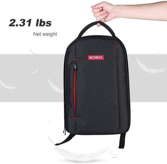 Beschoi Camera Backpack Waterproof Bag with Laptop Compartment for Canon Sony Nikon Olympus SLR/DSLR Camera, Lens and Accessories, Large (Black)