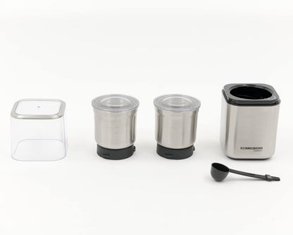 ROMMELSBACHER spice and coffee grinder EGK 200-2 stainless steel container with chopping and special blades, capacity 70 g, grind level adjustable by grinding time, suitable for pesto, spices, nuts, sugar, 200 watts