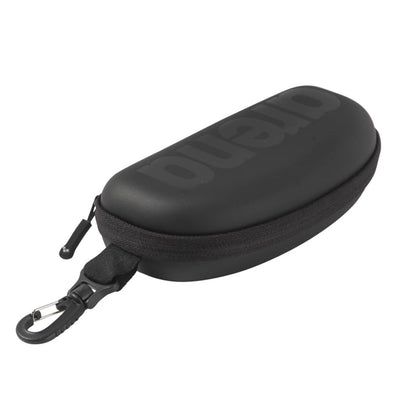 ARENA Tracks Mirror Anti-Fog Competition Swim Goggles Unisex for Adults & Swim Goggle Case, Goggle Case Hardcase, Goggle Case Hard Shell, Black