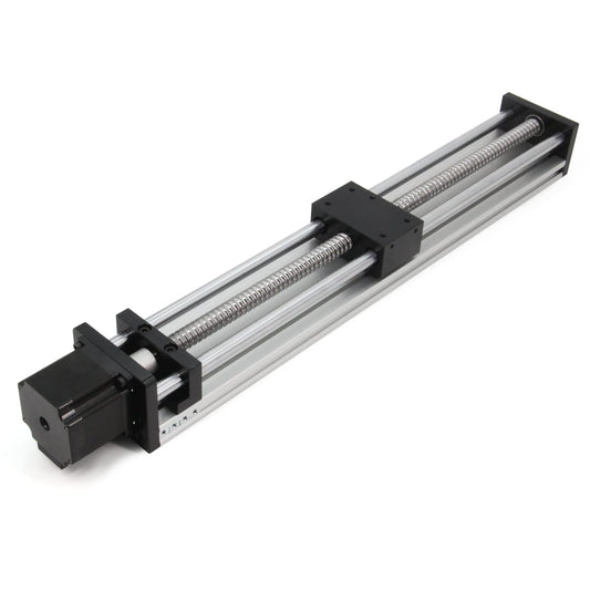 Befenybay 400mm effective travel length Double optical axis guide ball screw SFU1605 with NEMA23 stepper motor for DIY CNC mill parts X Y Z linear table actuator and 3D printer.