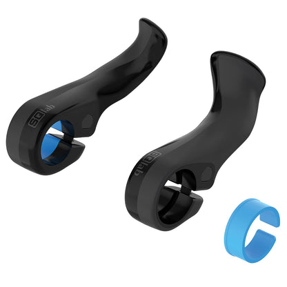 SQlab Unisex-Adult 612 Ergowave Active 2.1 Road & MTB Race Bike Saddle, Black, 13 cm & Unisex-Adult 411 Innerbarends 2.0 Bike Bar Ends for inside, Black, One Size