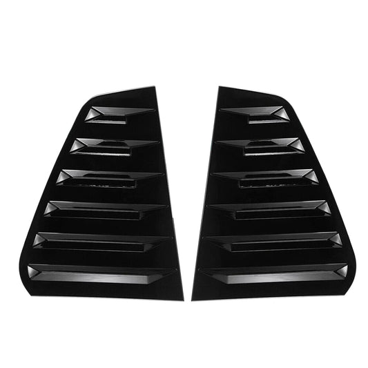 Active window blinds for rear Golf 7 R 7 7.5 2013-2020 Racing style window blinds Ventilation cover Black