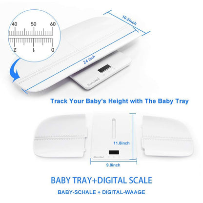 Baby Scale Digital 50g to 100Kg | Children's Scale, Baby Scale | Infant Scale, Breastfeeding Scale Baby - with hold function and detachable tray